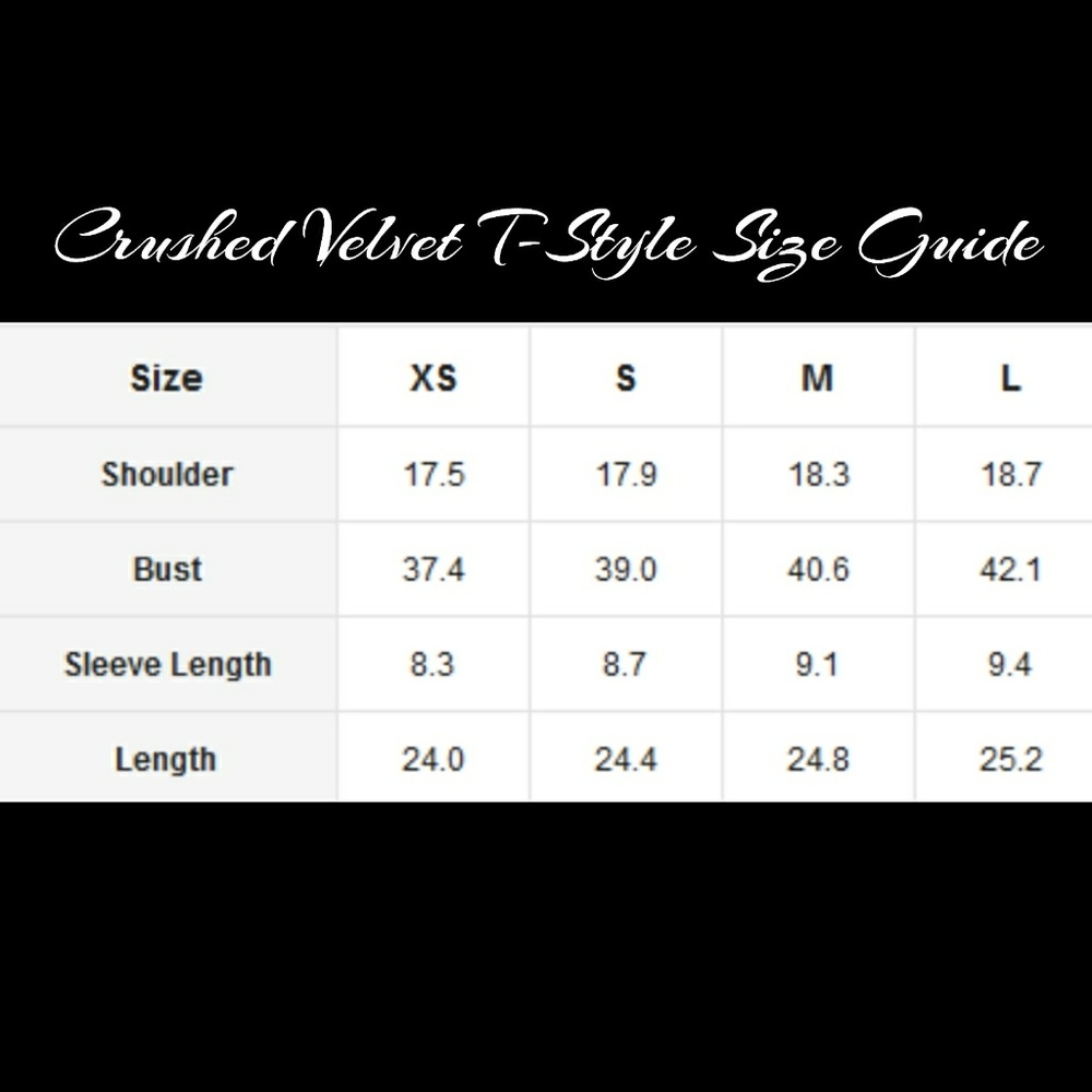 Crushed Velvet Tee Style Top - Picture 6 of 6